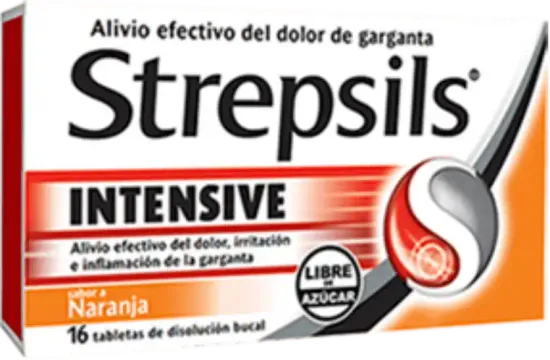 Strepsils® Tabletas para el dolor, irritación e inflamación de la garganta